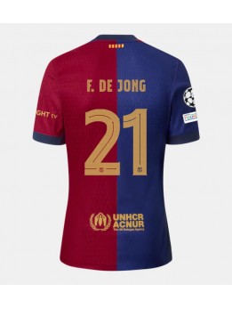 Barcelona Frenkie de Jong #21 Heimtrikot 2024-25 Kurzarm